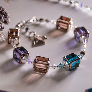 Lampglas Pulsera De Diseño Crisp Beauty Con Perlas Lampglas Únicas Bcu8 