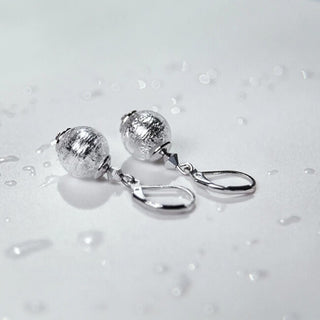 Lampglas Elegantes Pendientes Ice Ice Baby con plata de ley y perlas Lampglas Eer5/3/Chi 