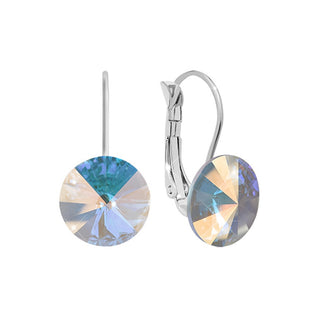 Levien Elegantes Pendientes Rivoli Crystal Ab 