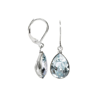 Levien Pendientes Encantadores Con Cristales Pear Light Azores 