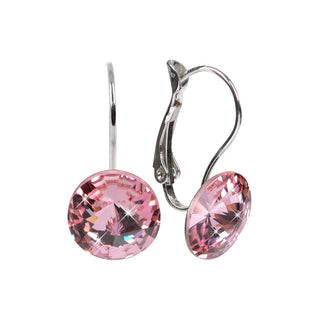 Levien Elegantes pendientes Rivoli Light Rose 