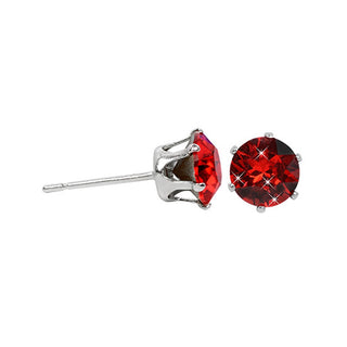 Levien Orecchini Scintillanti Chaton Francesi Light Siam — Orecchini