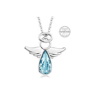 Levien Collier avec cristal turquoise Ange Rafael 