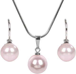 Levien Un bonito set de collares y pendientes Pearl Rosaline 