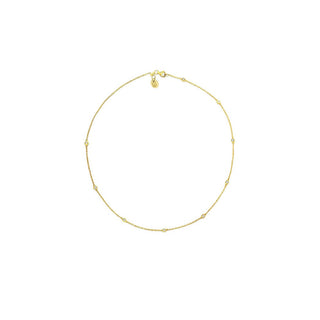 Liu Jo Delicado Collar Chapado en Oro con Circonitas Lj2466 