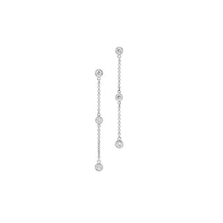 Liu Jo Pendientes largos colgantes con circonitas Lj2471 