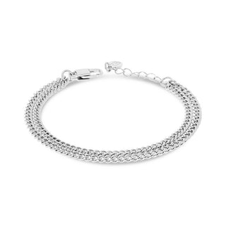 Liu Jo Pulsera doble para hombre de acero Mlj446 