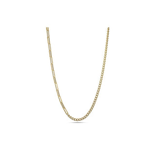 Liu Jo Collar de hombre de acero chapado en oro Mlj442 