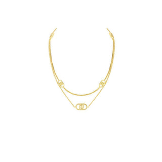 Liu Jo Collar chapado en oro con cristales Lj2907 