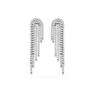 Liu Jo Pendientes largos brillantes con cristales Fashion Lj2766 