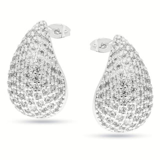 Liu Jo Pendientes de acero con circonitas Tear Drop Essential Lj2718 