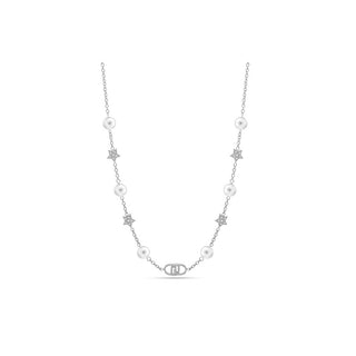 Liu Jo Collar de acero con cristales y perlas artificiales Lj2633 