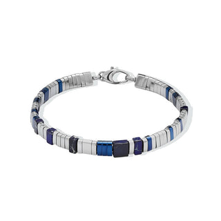 Liu Jo Pulsera de cuentas para hombre con lapislázuli Mlj577 