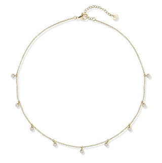 Liu Jo Collar Sin Tempo Chapado en Oro con Cristales Lj2840 
