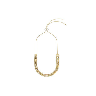 Liu Jo Collar ajustable de acero chapado en oro Lj3049 