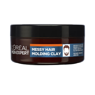 L'Oréal Paris Arcilla Modeladora para el Cabello Men Expert (Arcilla Modeladora para Cabello Desordenado) 75 Ml 