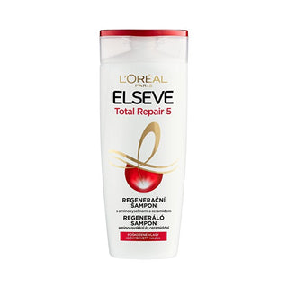 L'Oréal Paris Champú Tratante Para Cabello Dañado Elseve (Total Repair 5) - Volumen: 400 Ml 