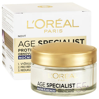 L'Oréal Paris Crema Antiarrugas Nocturna Specialist Age 55+ 50 Ml 