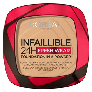 L'Oréal Paris Maquillaje In Infaillible 24H Fresh Wear (Base de maquillaje en polvo) 9 G - Tono: 200 Golden Sand 