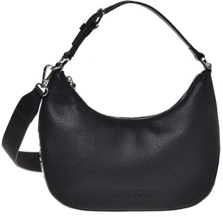 Love Moschino Damehåndtaske Banana sort oval halvmåne 