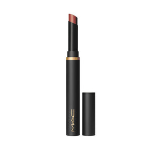 Mac Cosmetics Barra de labios fina (Powder Kiss Velvet Blur Slim Stick) 2 G - Tono: Love Clove 