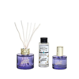 Maison Berger Paris Mini Diffusore Lolita Lempicka Viola + Ricarica E Spray Lolita Lempicka — Set Diffusore