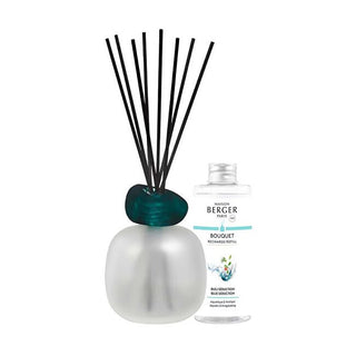 Maison Berger Paris Set Regalo Diffusore Mineral Frosted + Ricarica Blue Seduction 180 ml — Set diffusore ambiente