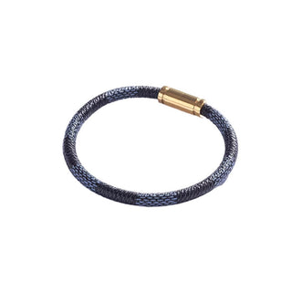 Marc Malone Elegante Pulsera de hombre de piel sintética Mcgb5040 