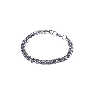Marc Malone Elegante Pulsera de Acero para Hombre Mcgb5059S - Longitud: 19 Cm 