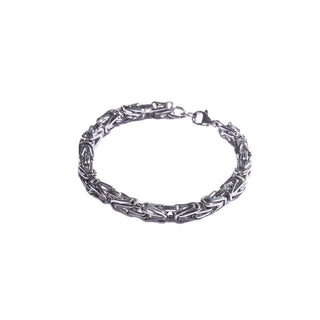 Marc Malone Pulsera de acero para hombre Distintivo Mcgb5060S - Longitud: 19 Cm 