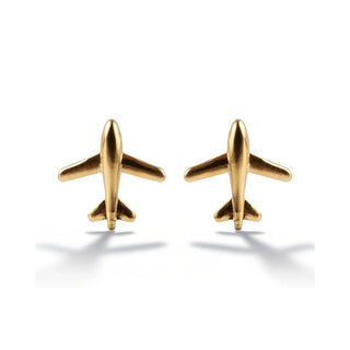 Marc Malone Pendientes chapados en oro Airplanes Solan Mce250302G 