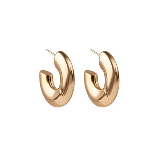Marc Malone Aros distintivos chapados en oro Drift Mce250344G 