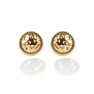 Marc Malone Orecchini A Bottone Placcati Oro Sable Mce250311G — Orecchini