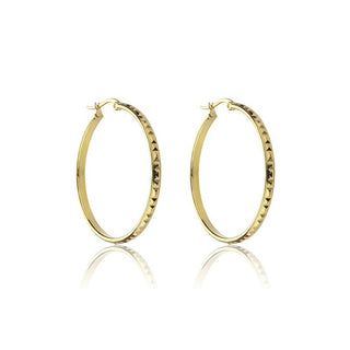 Marc Malone Pendientes de aro chapados en oro Addison Gold Earrings Mce23017G 