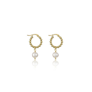 Marc Malone Pendientes 2 en 1 Willow Gold Mce23012G 