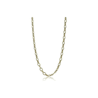 Marc Malone Collar de acero chapado en oro Collana Elisa Gold Mcn24019G 