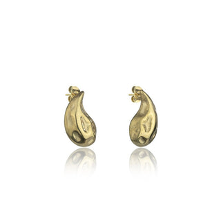 Marc Malone Elegantes pendientes de gota chapados en oro Mce24030G 