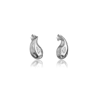 Marc Malone Elegantes Pendientes de Acero en Forma de Gota Mce24030S 