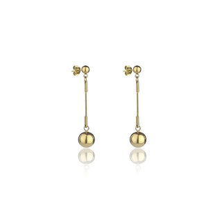 Marc Malone Pendientes colgantes chapados en oro Amanda Gold Earrings Mce24002G 