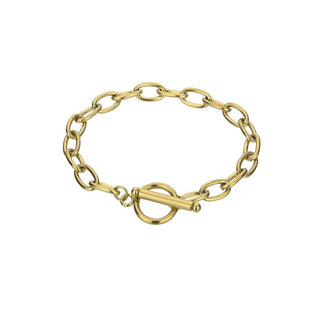 Marc Malone Pulsera de cadena chapada en oro Pulsera Raegan Gold Mcb23064G 