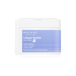 Mary & May Firming Face Mask with Collagen Peptide (Vital Mask) 30 Pieces 