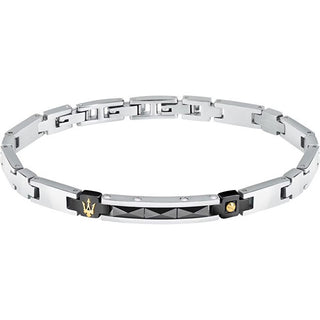 Maserati Pulsera moderna de acero para hombre Cerámica Jm224Atz35 