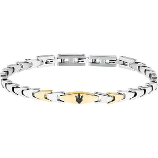Maserati Pulsera bicolor a la moda para hombre Iconic Jm225Avd84 