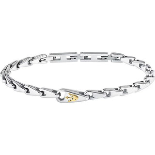 Maserati Elegante Pulsera de hombre de acero Iconic Jm425Avd102 