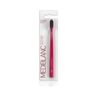 Mediblanc Cepillo de Dientes Súper Suave Rosa Oscuro 1 Piezas 