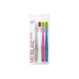 Mediblanc Ultra Soft Toothbrush 4 Pieces 