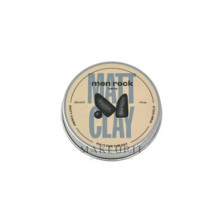 Men Rock London Men Rock Matt Clay - Fijación Alta, Acabado Mate - Volumen: 90 Ml 