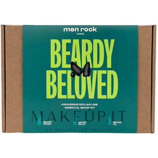 Men Rock London Set de regalo para el cuidado de la barba con lima siciliana 