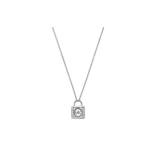 Michael Kors Collar de plata con circonitas Kors Mk Mkc1629An040 (Cadena, Colgante) 