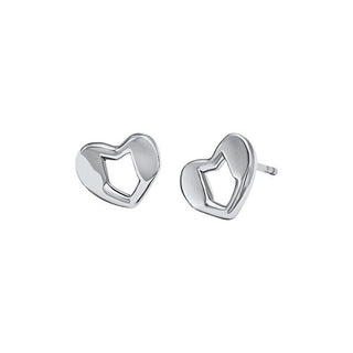 Michael Kors Pendientes Kors Love Heart en Plata Mkc1779040 